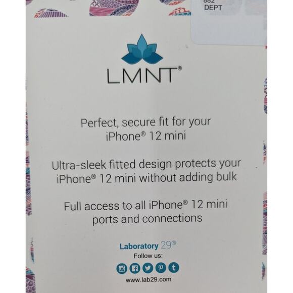 iPhone 12 Mini / 11 Pro Max Case Pink Blue Gradient Protective Cell Phone Cover - Picture 2 of 3